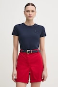 Tommy Hilfiger t-shirt bawełniany damski kolor granatowy WW0WW44433