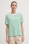 Tommy Hilfiger t-shirt bawełniany damski kolor zielony WW0WW46158