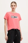 Dkny tricou femei, culoarea portocaliu, DP5T5894