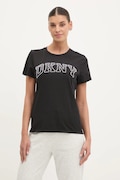 Bavlněné tričko Dkny černá barva, DP5T1250