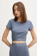 Calvin Klein Underwear t-shirt damski kolor niebieski LV00QS7349