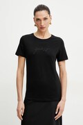 Guess tricou femei, culoarea negru, O5GI02 KBBU1