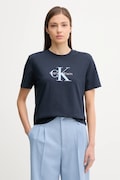 Бавовняна футболка Calvin Klein Jeans колір синій LV047B865G