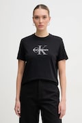 Бавовняна футболка Calvin Klein Jeans жіноча колір чорний LV047B864G