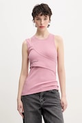 Karl Lagerfeld Jeans top kolor różowy A2W17022