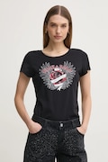 Morgan t-shirt DREBEL damski kolor czarny DREBEL