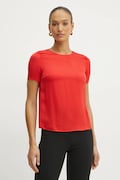 Fracomina maglietta in seta donna colore rosso FR25ST1032W77401
