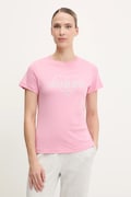 Guess tricou din bumbac NARCISO culoarea roz, V5GI10 K9RM1