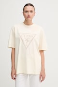 Guess Originals t-shirt bawełniany damski kolor beżowy M5GI10 K8FQ4