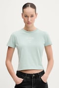 Guess Originals t-shirt bawełniany damski kolor zielony W5GI56 J1314