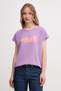 La Petite Française t-shirt bawełniany TYFANY damski kolor fioletowy TYFANY
