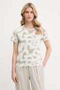 Bombažna kratka majica G-Star Raw ženska, mornarsko modra barva, D26066-C565