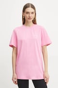 La Mania tricou din bumbac femei, culoarea roz, BONI.3