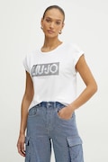 Liu Jo t-shirt bawełniany damski kolor biały VA5151.JS923