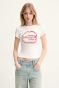 Miss Sixty t-shirt damski kolor biały 6S1SJ56800