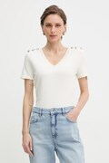 Morgan T-shirt damski DOMANI beżowy DOMANI