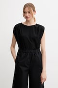 United Colors of Benetton t-shirt in cotone donna colore nero 3096D10AB