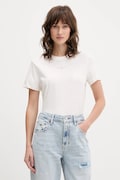 Tommy Jeans tricou culoarea bej, DW0DW21964