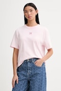 Tommy Jeans t-shirt bawełniany damski kolor różowy DW0DW22202