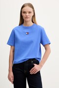 Tommy Jeans t-shirt bawełniany fioletowy DW0DW22202