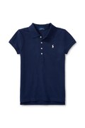 Detské tričko Polo Ralph Lauren tmavomodrá farba, s golierom, 313573242008