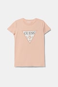 Guess t-shirt dziecięcy kolor różowy J2YI51 K6YW1
