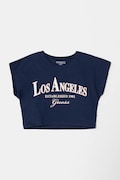 Guess t-shirt dziecięcy kolor granatowy J5RI29 K6YW4