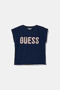 Guess t-shirt dziecięcy kolor granatowy J5RI37 K6YW4