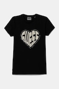 Guess t-shirt dziecięcy kolor czarny J5RI46 J1314