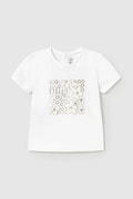 Mayoral t-shirt dziecięcy kolor biały 105