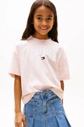 Дитяча бавовняна футболка Tommy Hilfiger колір рожевий KG0KG08549
