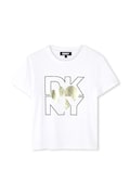 Дитяча футболка Dkny колір золотий D62305