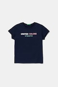 Дитяча бавовняна футболка United Colors of Benetton колір синій 3I1XC10MZ
