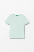 Παιδικό μπλουζάκι United Colors of Benetton χρώμα: τιρκουάζ, 3F1AG10HZ