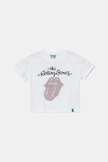 Детска памучна тениска United Colors of Benetton в бяло 3I1XC10NW