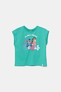 Дитяча бавовняна футболка United Colors of Benetton x Disney колір бірюзовий 3JERC10P2