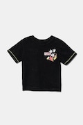 Дитяча бавовняна футболка Desigual x Disney колір чорний з принтом 25SBTK11