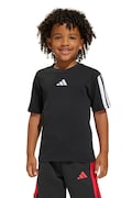 adidas t-shirt bawełniany dziecięcy kolor czarny z aplikacją JE0317