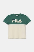 Fila tricou de bumbac pentru copii LOTTUM culoarea bej, cu imprimeu, FAK0404