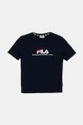 Fila t-shirt bawełniany dziecięcy LOHBERG kolor granatowy z aplikacją FAT0626