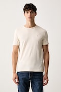 Tommy Jeans t-shirt ανδρικό μπεζ DM0DM20363