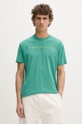 Tommy Jeans t-shirt męski bawełniany zielony DM0DM20744