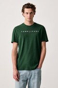 Tommy Jeans tricou pentru bărbați din bumbac verde DM0DM20744