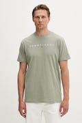 Tommy Jeans t-shirt ανδρικό βαμβακερό πράσινο DM0DM20744