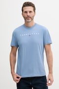 Tommy Jeans t-shirt in cotone uomo colore blu con applicazione DM0DM20744