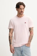 Tommy Jeans t-shirt bawełniany kolor różowy DM0DM20322