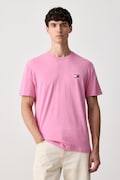 Tommy Jeans majica muška pamučna roza DM0DM20322