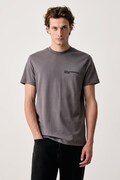 Karl Lagerfeld Jeans t-shirt da uomo in cotone grigia A1M17003