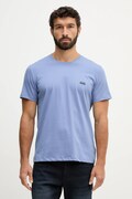 BOSS t-shirt bawełniany męski kolor niebieski gładki 50531401