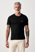 BOSS T-shirt męski bawełniany TShirtRN 3P Classic 3-pack niebieski 50532468